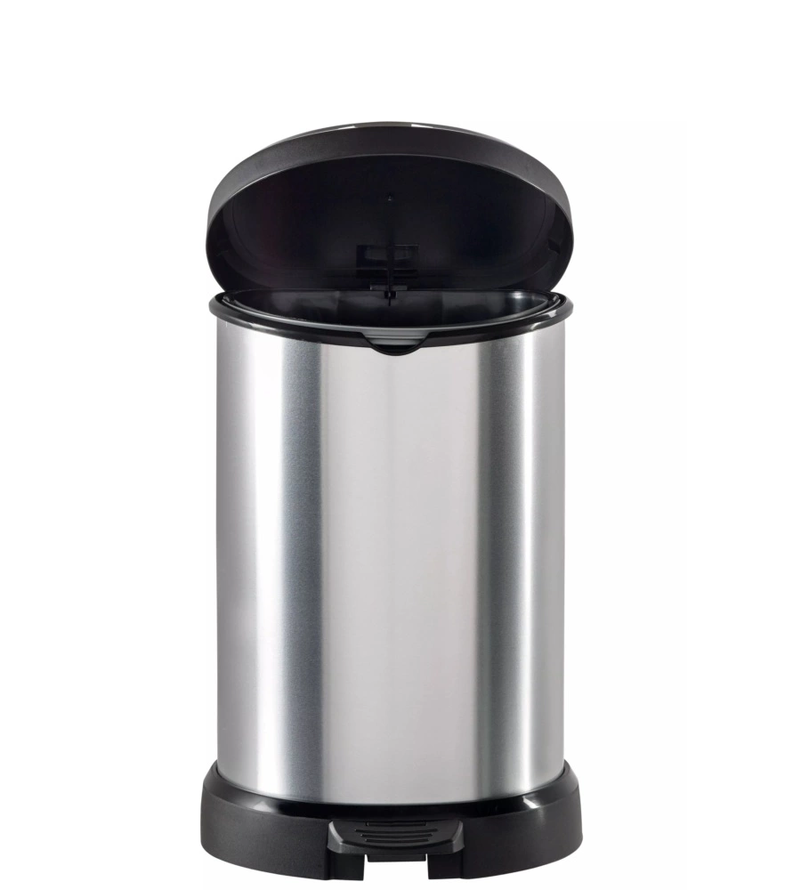 PATTUMIERA DECO CROMO CON PEDALE, 15L